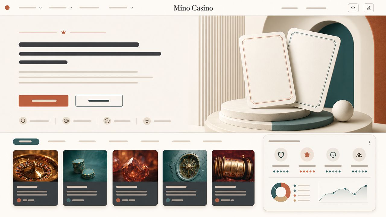 Mino Casino website screenshot